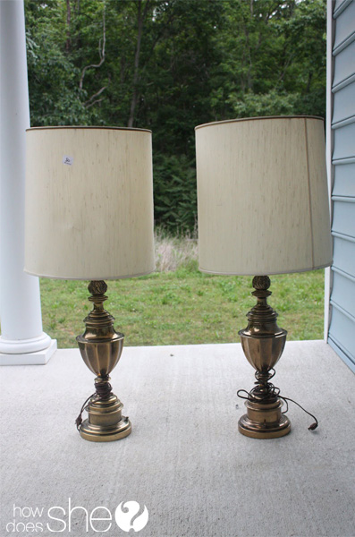 Fabulous DIY Chevron Lamp Tutorial