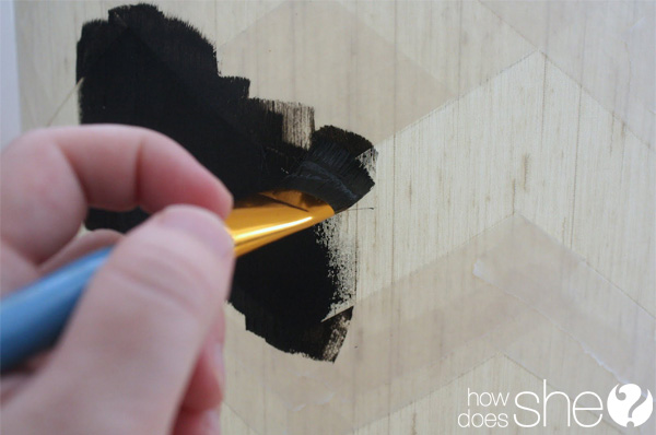 Fabulous DIY Chevron Lamp Tutorial