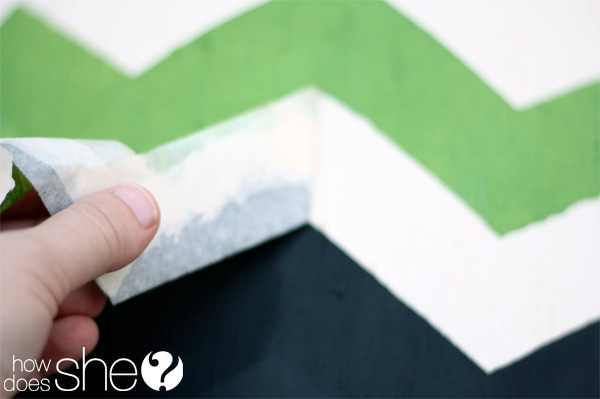 Fabulous DIY Chevron Lamp Tutorial