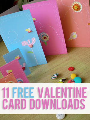 11 Free Valentine Card Downloads