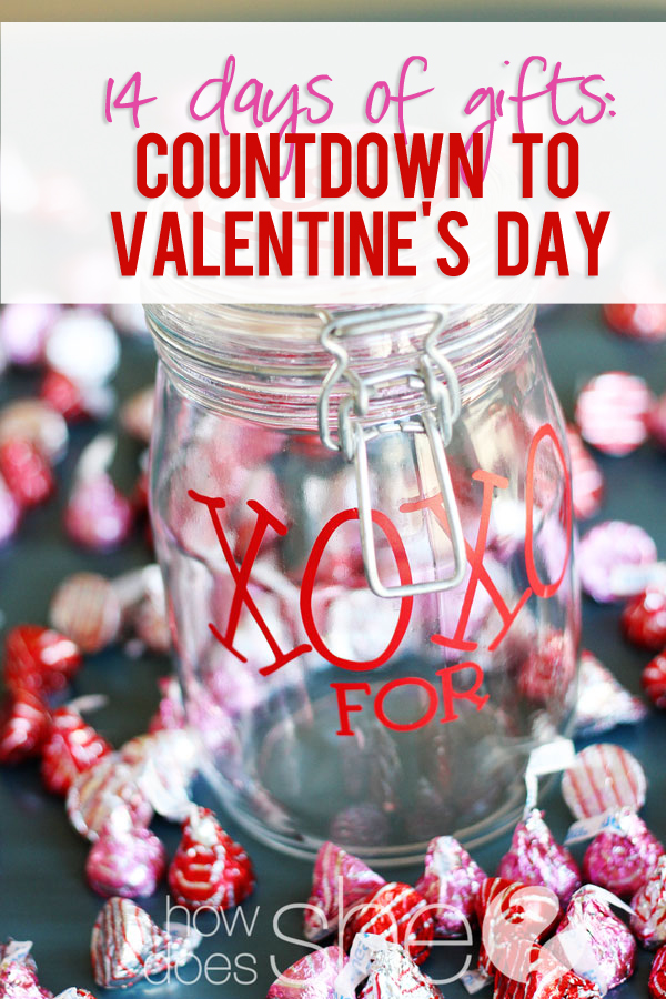 14 days of gifts a countdown to Valentine's Day
