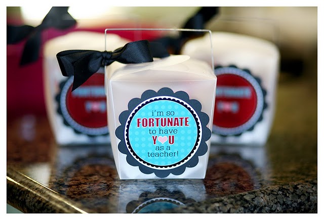 1st day of school teacher gift idea