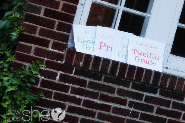 Free exclusive first day of school printables