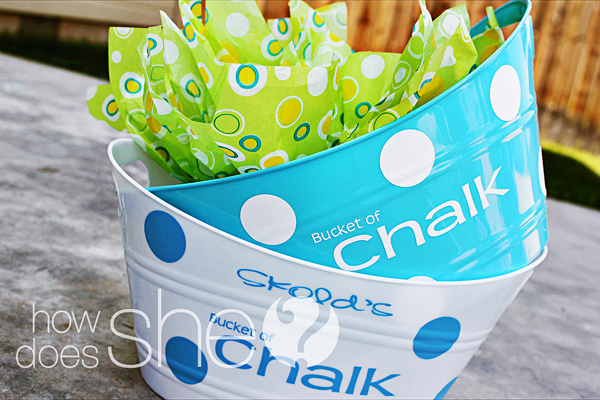 Vinyl bucket