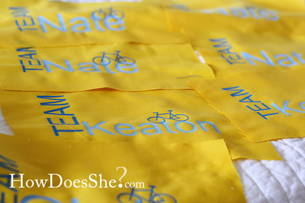 Flags and Shirts with heat transfer