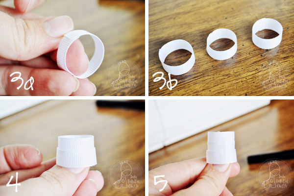 Ribbon Snowman Hair Clip tutorial