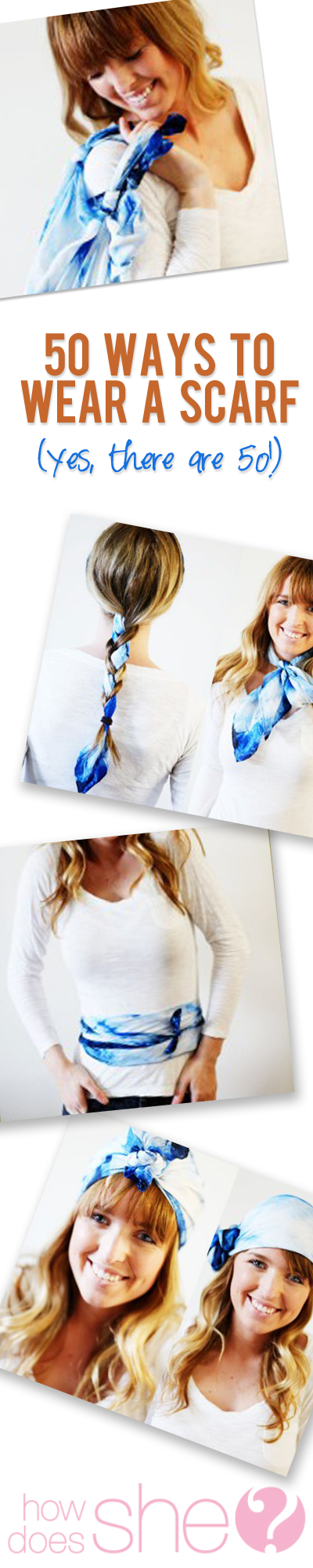 50 ways to wear a scarf