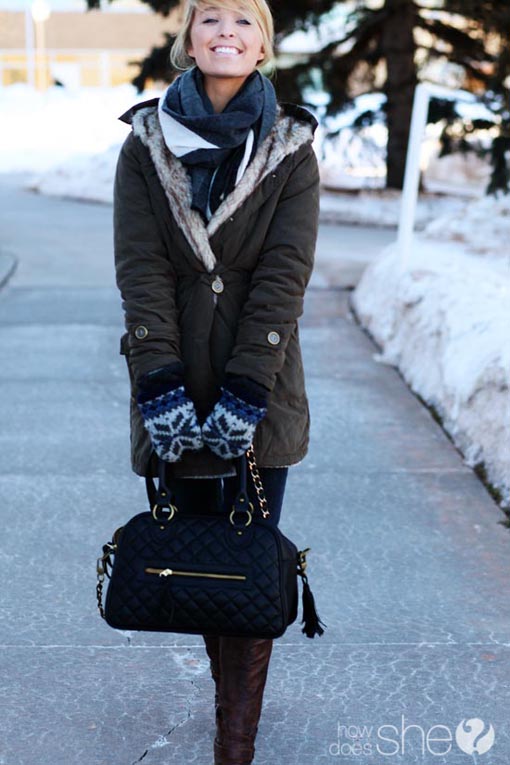 get cozy with fashion