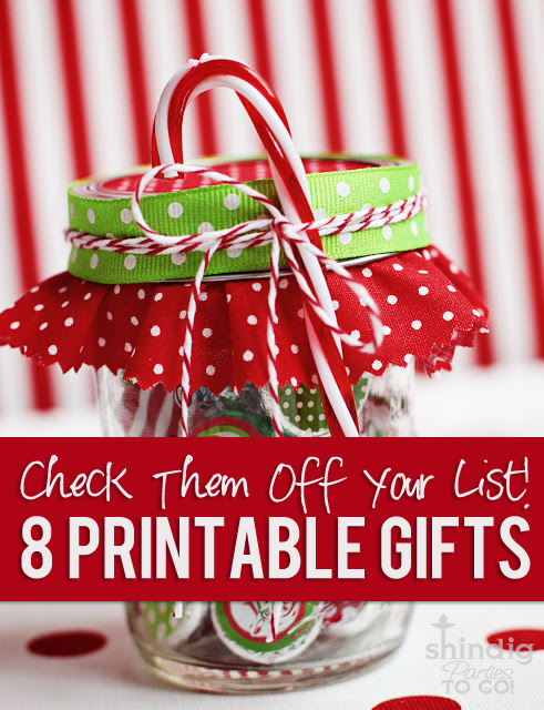 8 free printable gift ideas