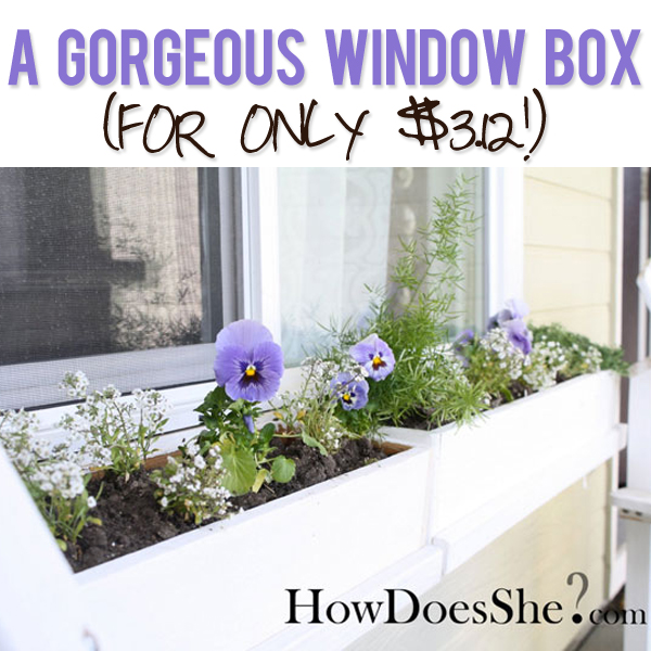 how to make a cedar window box