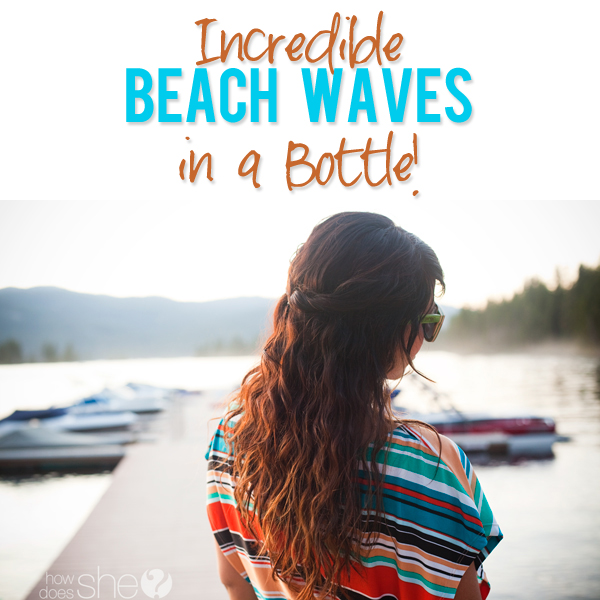 beach wavy hair