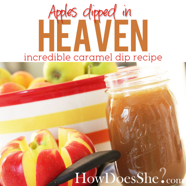 Apples dipped in heaven