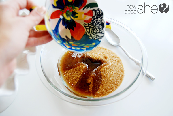 DIY Peppermint Sugar Foot Scrub
