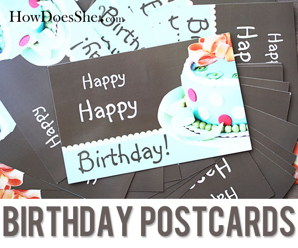 Brithday Postcards