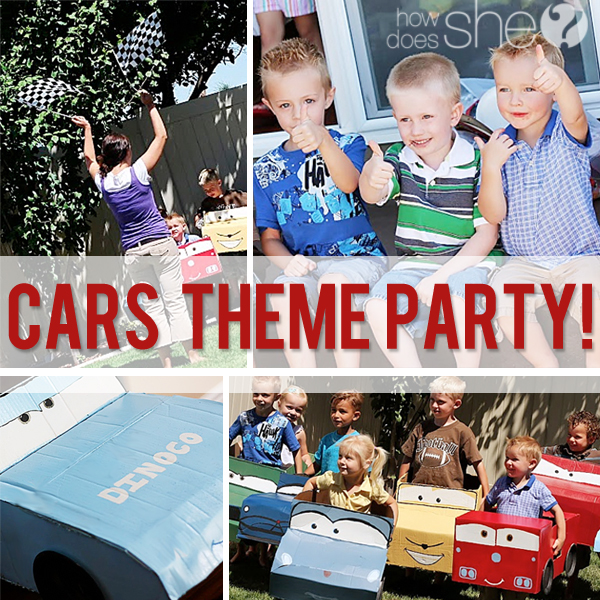 Cars Themed Birthday Party