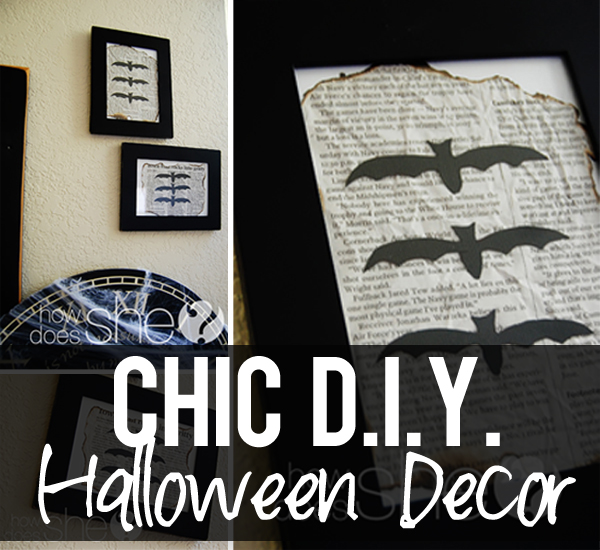 Chic, DIY Halloween Decor