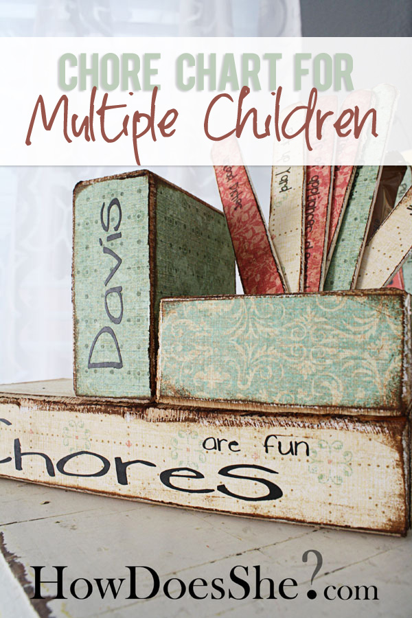 Chore Chart For Multiple Kids