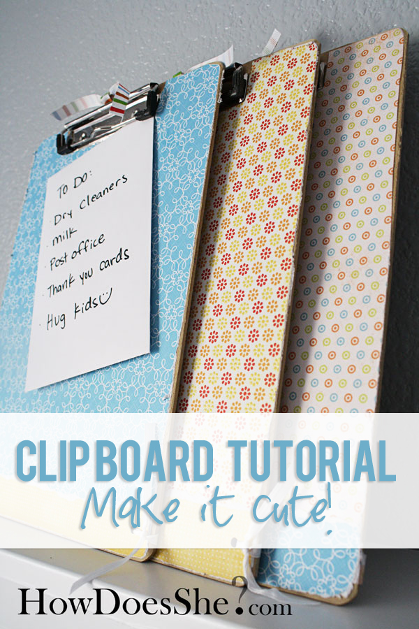 Clip Board Tutorial Make Clip Board Tutorial Make