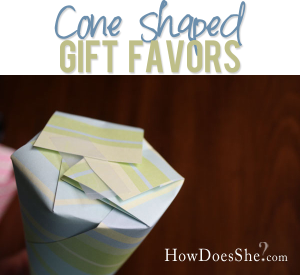 Cone Shaped Gift Favors