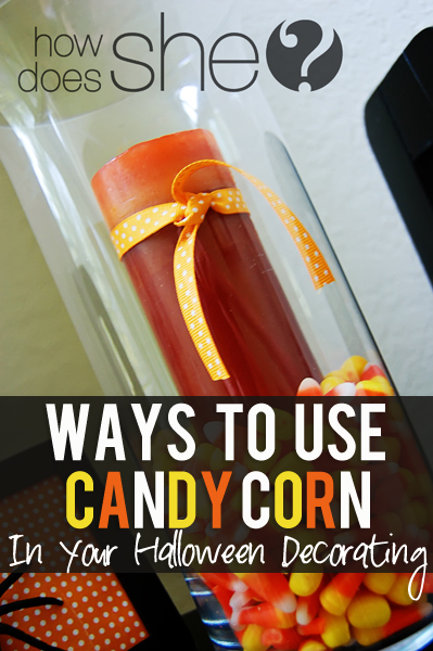 candy corn pumpkins and spiders