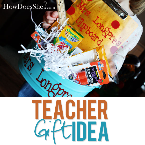 Cute Teacher Gift Idea