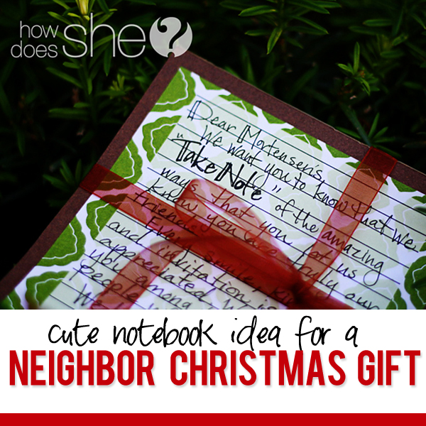 christmas notepad