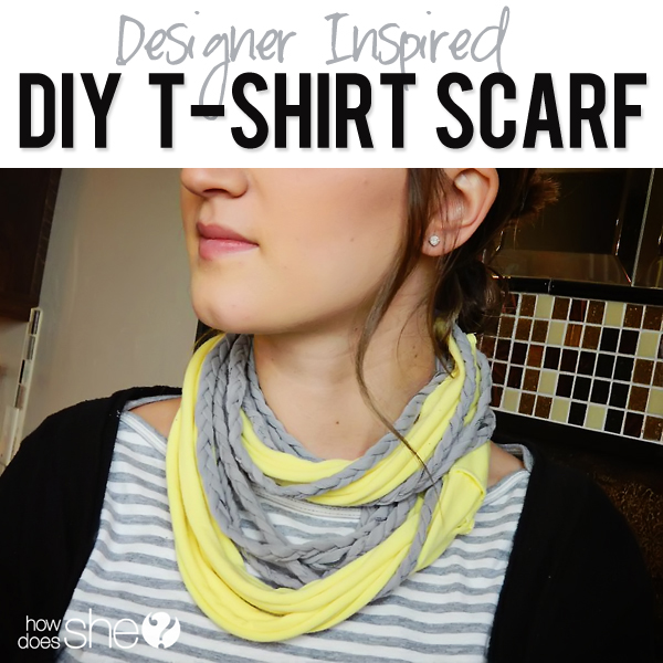 DIY TShirt Scarf