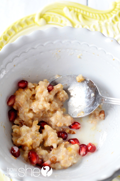 orange honey steel cut oats