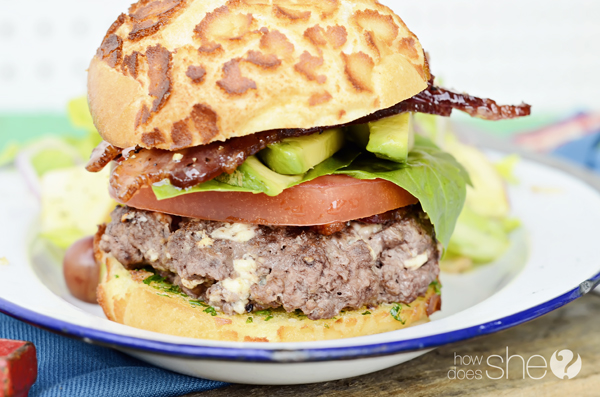 Tiger Bacon Burgers For Dad