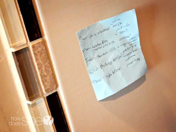  DIY Menu Planner