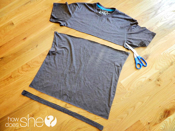 DIY TShirt Scarf