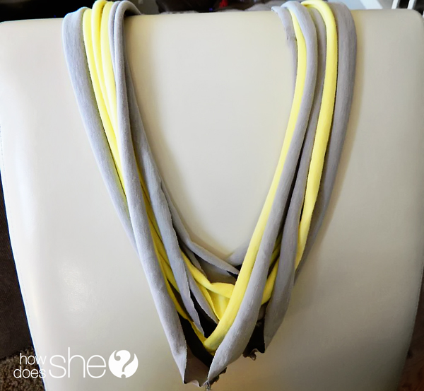 DIY TShirt Scarf