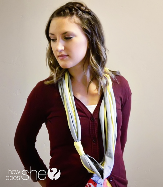 DIY TShirt Scarf