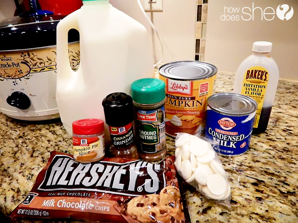 Creamy crockpot hot chocolate