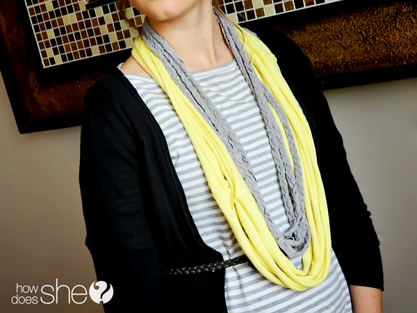 DIY TShirt Scarf