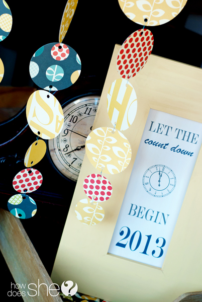 simple new years decor