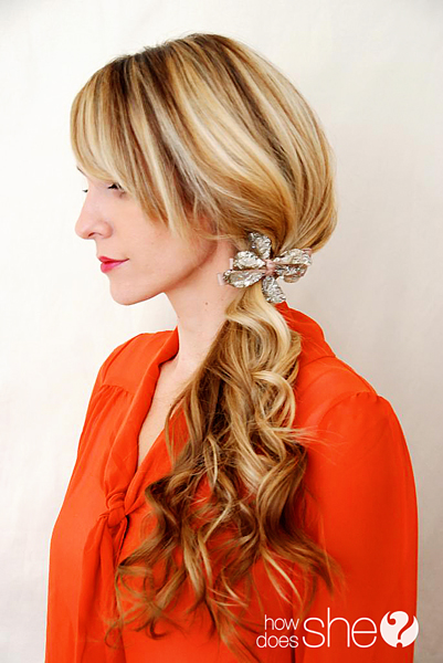 Simple Holiday Hair