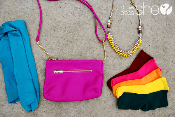 add color to your outfit