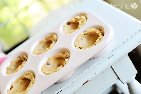 chocolate chip cookie bowls