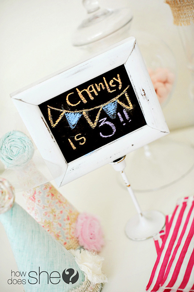 Shabby Chic Birthday Party