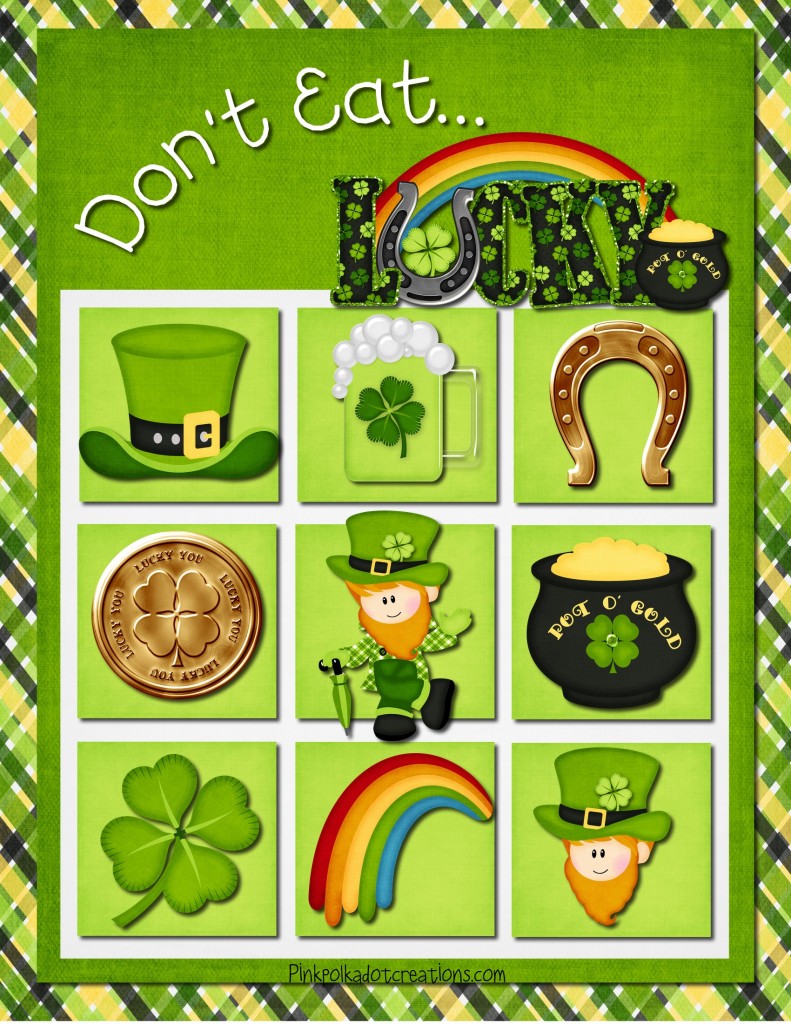 free St. Patricks day printables