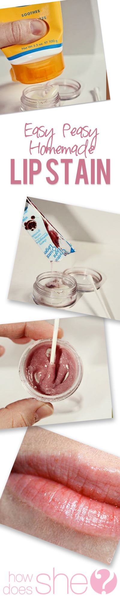 Homemade Lip Stain