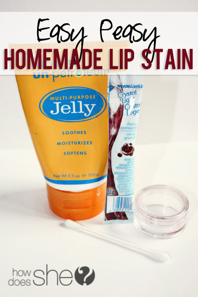 Homemade Lip Stain