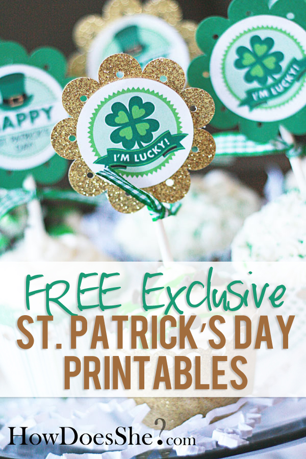 FREE Exclusive St Patricks Day Printables
