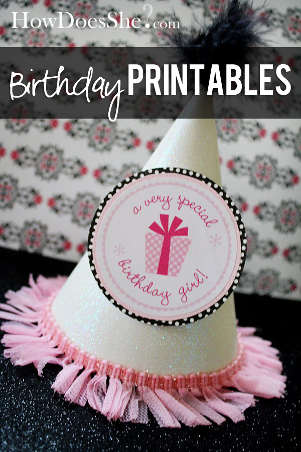 Free Birthday Printables