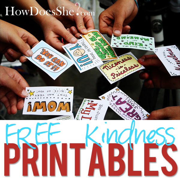 Free Kindness Printables