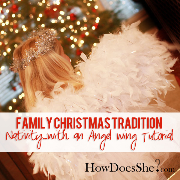 Nativity Angel Wing tutorial