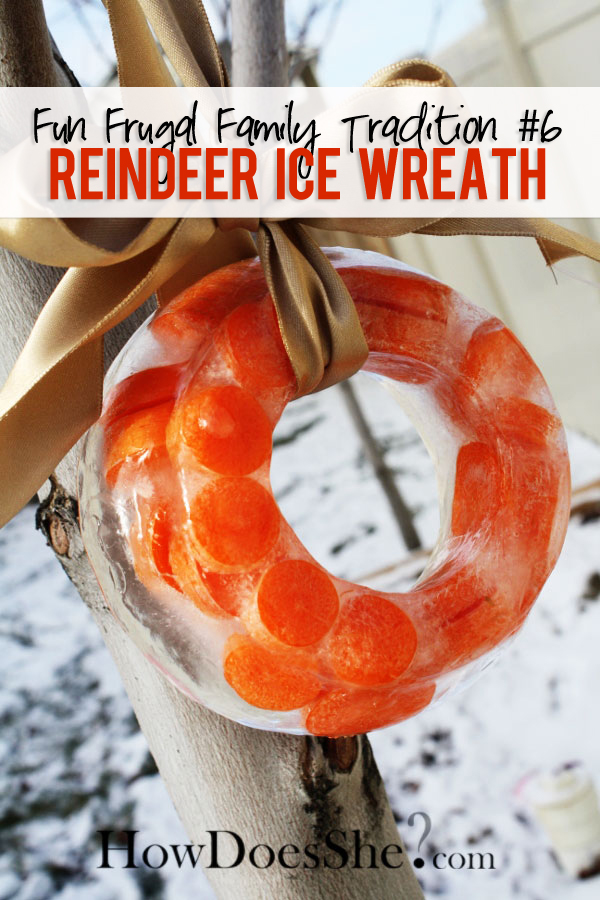 Reindeer Ice Wreath