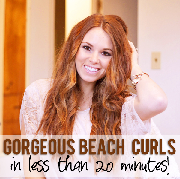  Gorgeous beach curls in under 20 minutes #beachcurls #hair