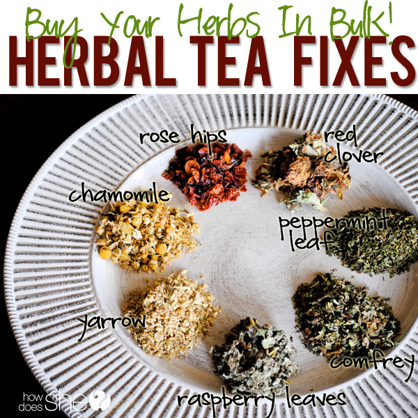 making your own herbal tea
